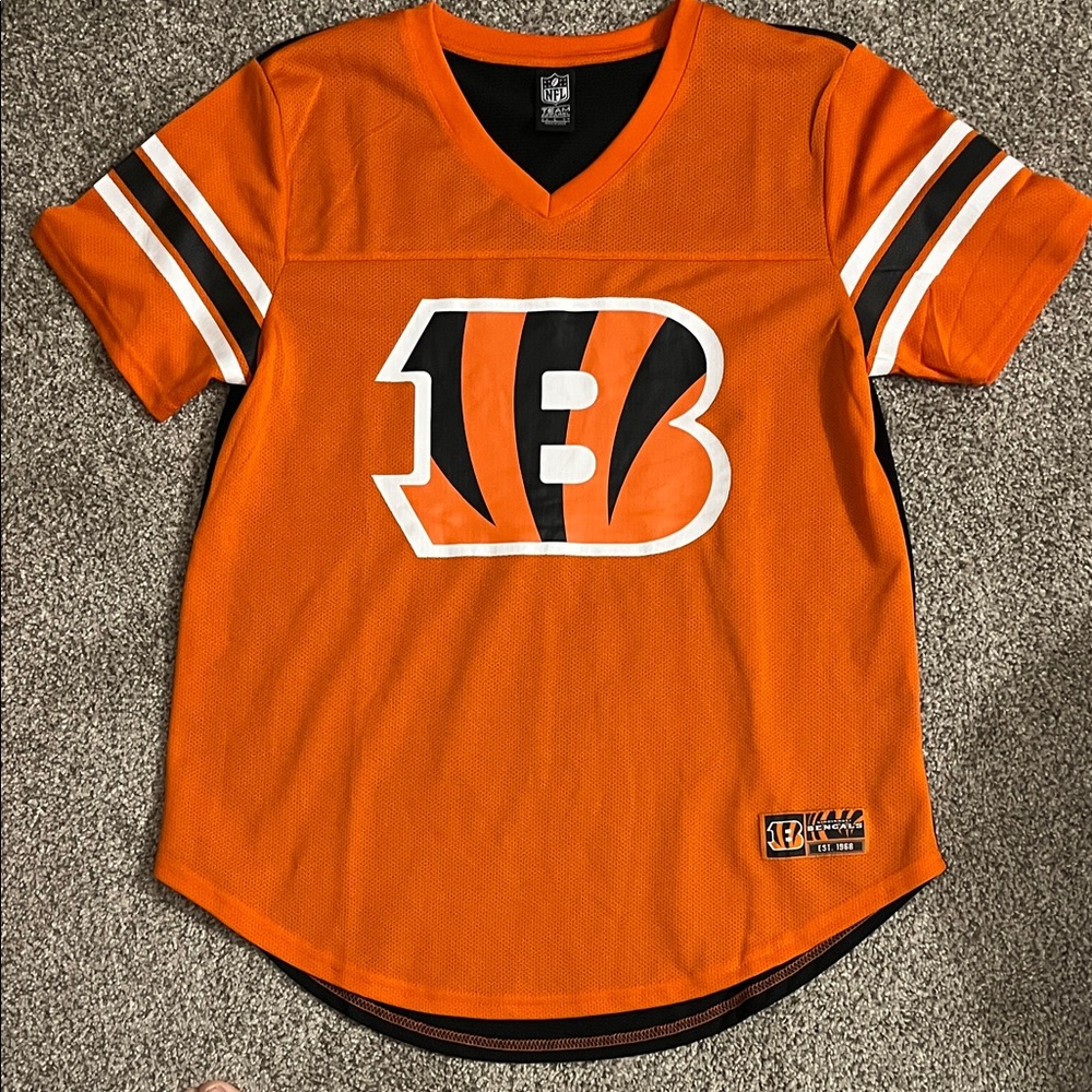 NFL Orange and Black Women's Jersey